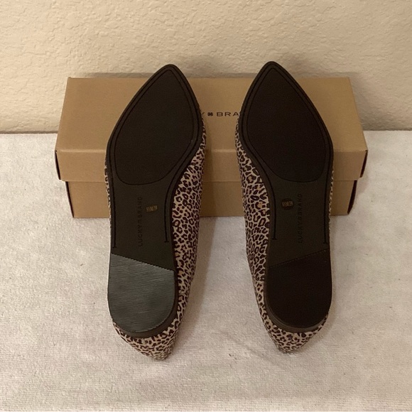 Lucky Brand Leopard Bethysa Suede Ballet Flat.  NIB. Fits like size 9 - Picture 5 of 6